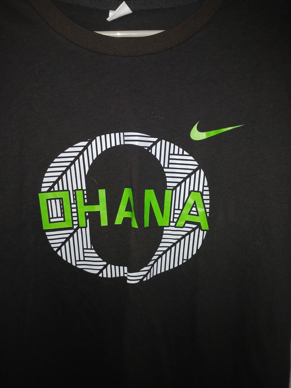 Nike Oregon Ducks Ohana Big Ten B1G Conference T-Shirt Black Go Ducks NCAA Sz M. - Picture 7 of 8